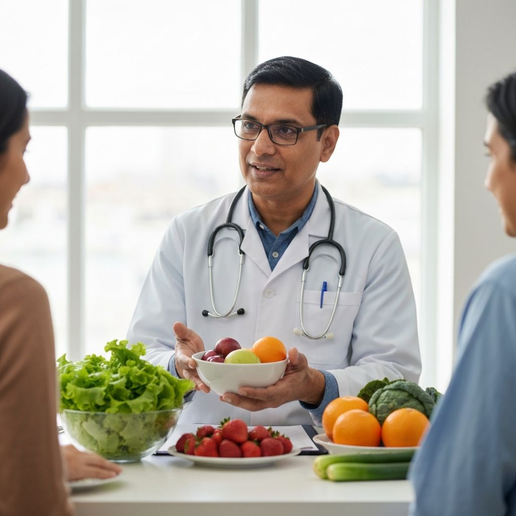 Healthy nutrition consultation